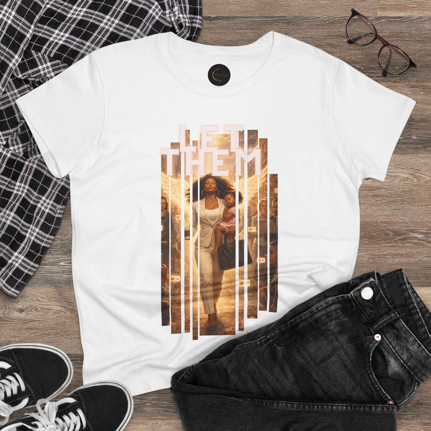 Let Them 2 Women's Midweight Cotton Tee