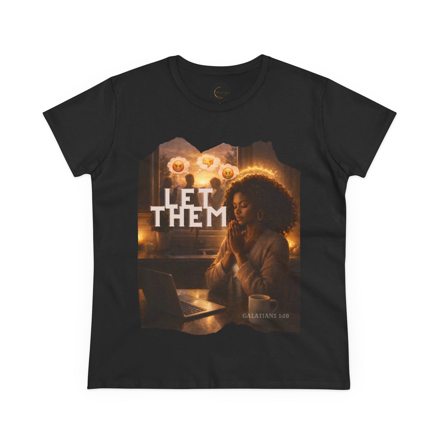 Let Them Women's Midweight Cotton Tee