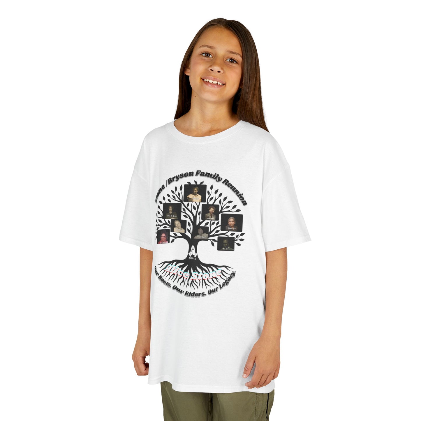 Bryson–Stone Family Reunion Kids’ Heavy Cotton Tee — Product Description