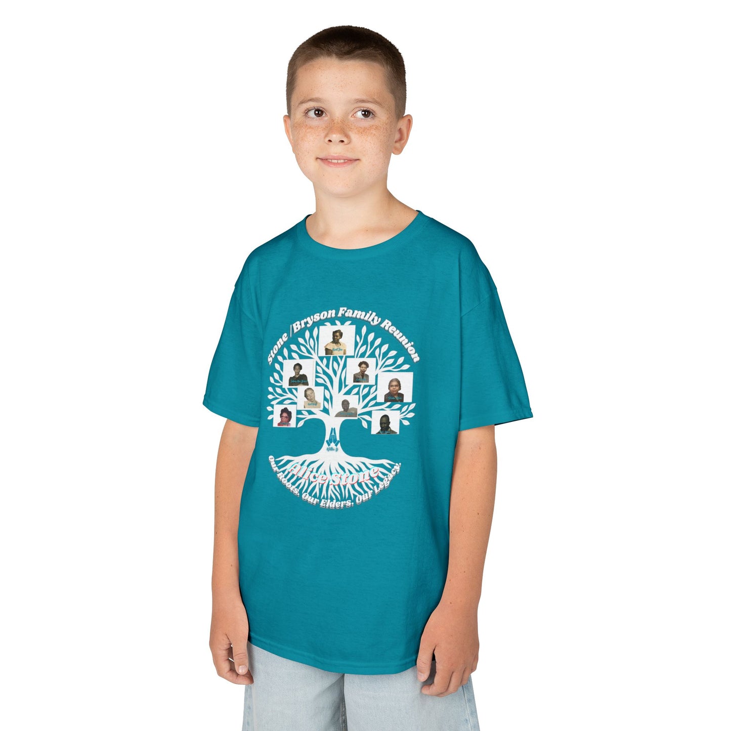 Bryson–Stone Family Reunion Kids’ Heavy Cotton Tee — Product Description
