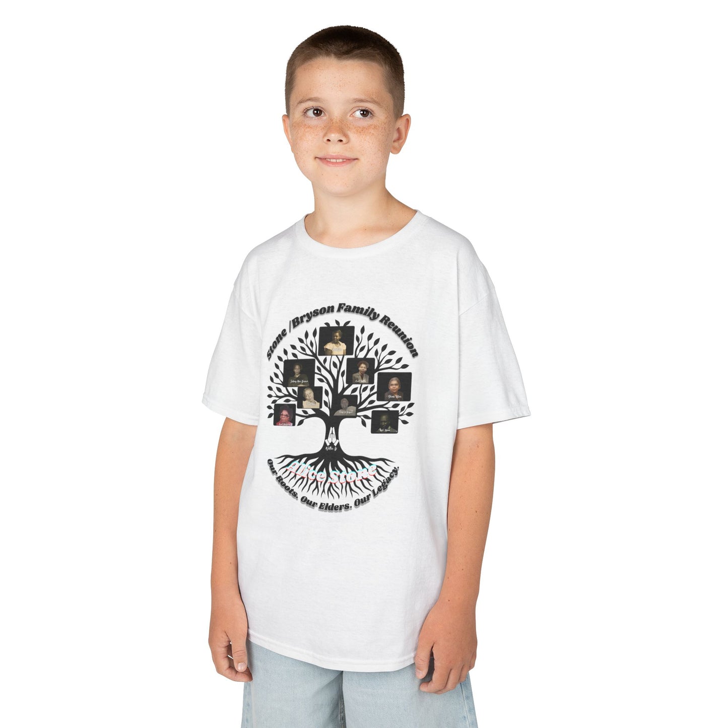 Bryson–Stone Family Reunion Kids’ Heavy Cotton Tee — Product Description