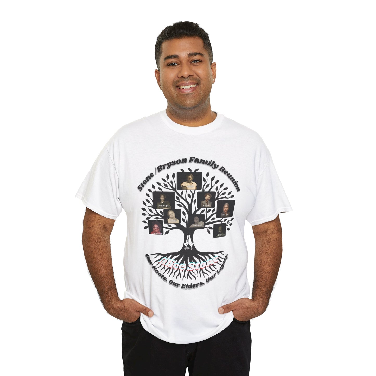 Bryson–Stone Family Reunion Unisex Heavy Cotton Tee — Product Description