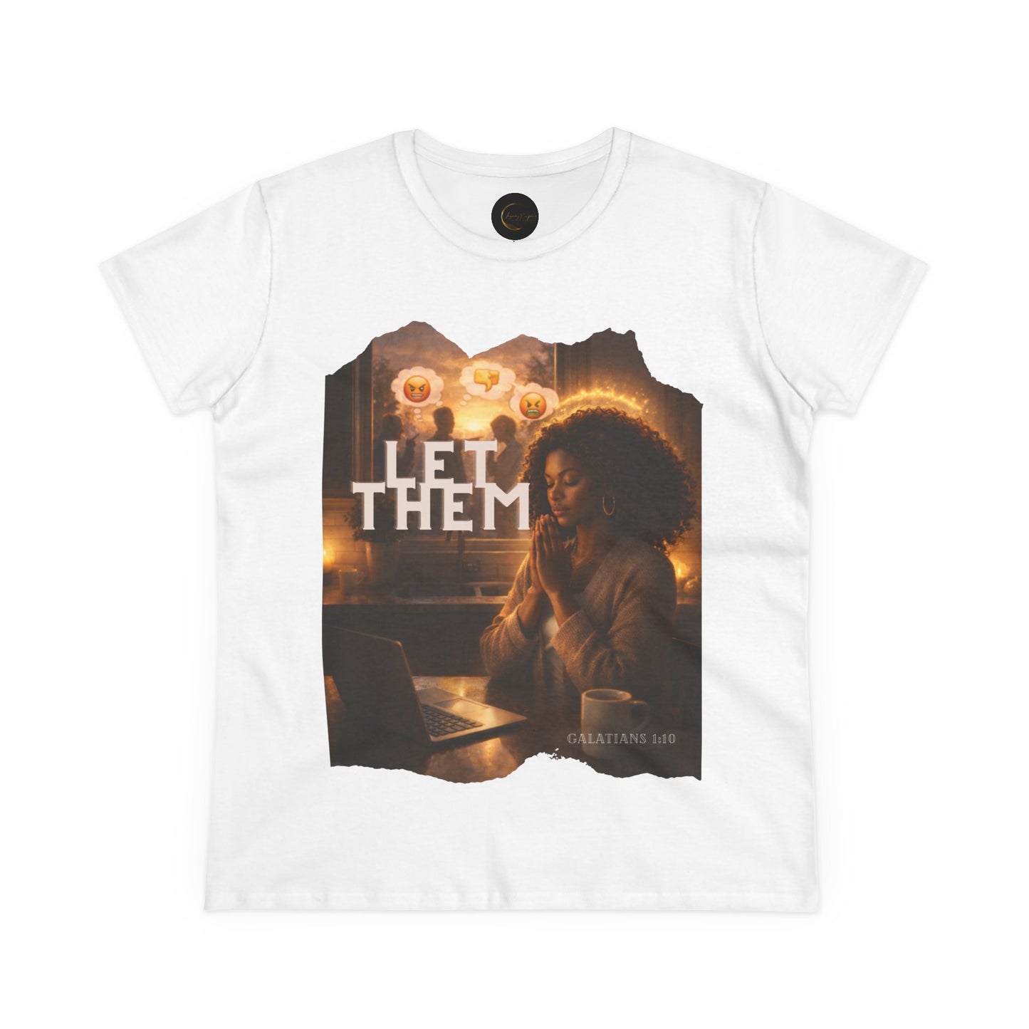 Let Them Women's Midweight Cotton Tee