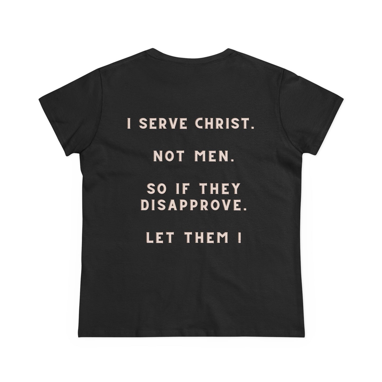 Let Them Women's Midweight Cotton Tee