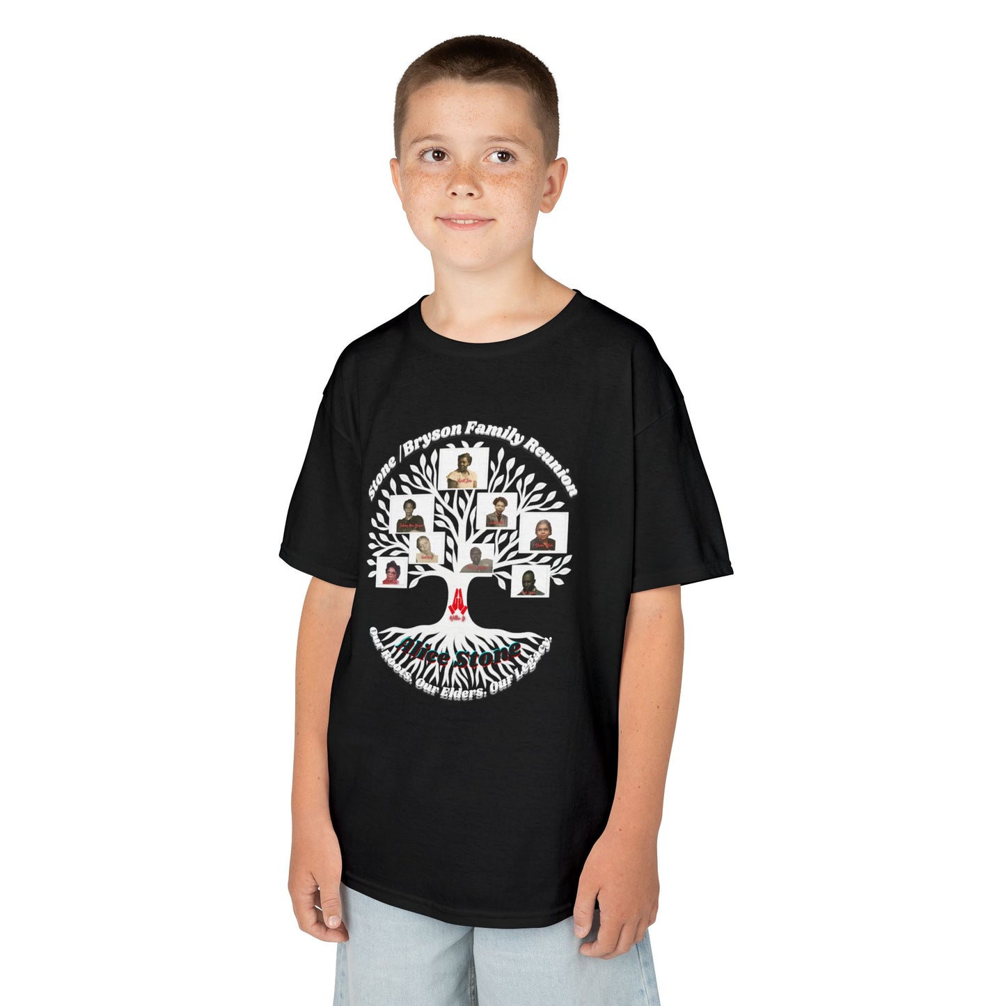 Bryson–Stone Family Reunion Kids’ Heavy Cotton Tee — Product Description